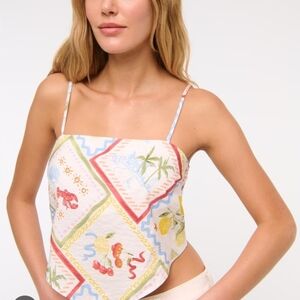 Abercrombie & Fitch Floral Patterned Top